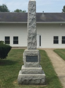 Marker on the site of the 1774 Fort Harrison at Point Pleasant