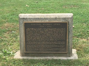 Monument to Col. Andrew Lewis.