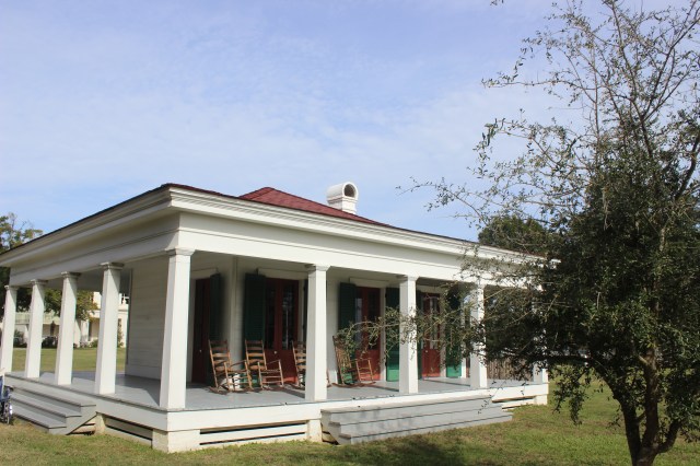 The restored "Library Pavilion" The original was damaged by Hurricane Katrina.