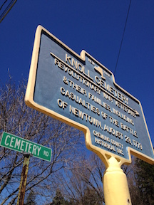 Newtown Knoll Cemetery Sign.JPG