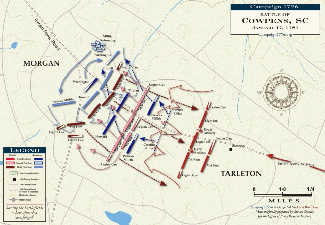 Battle of Cowpens (Courtesy of Campaign 1776/CWT)