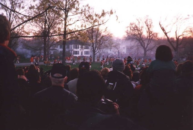 47-Re-enactment of British defeating Minutemen on Lexington Green
