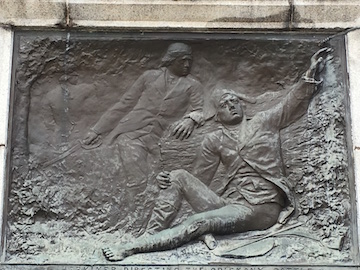 Herkimer Under Tree bas-relief copy