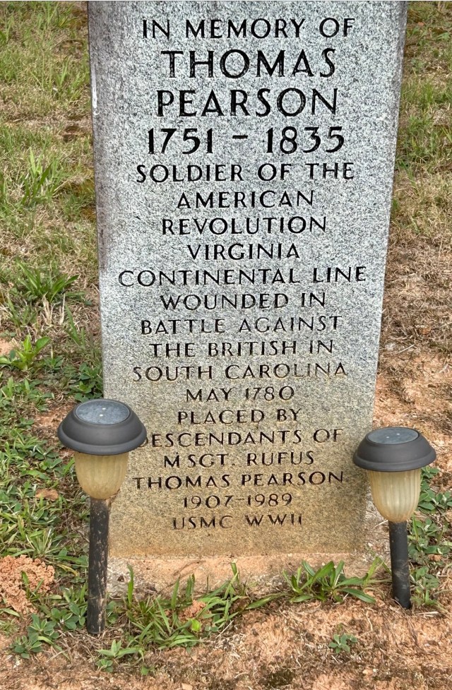 Grave of Thomas Pearson